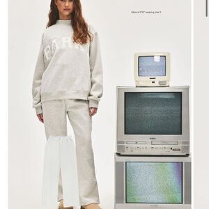 Women's Gray Straight Leg Pants